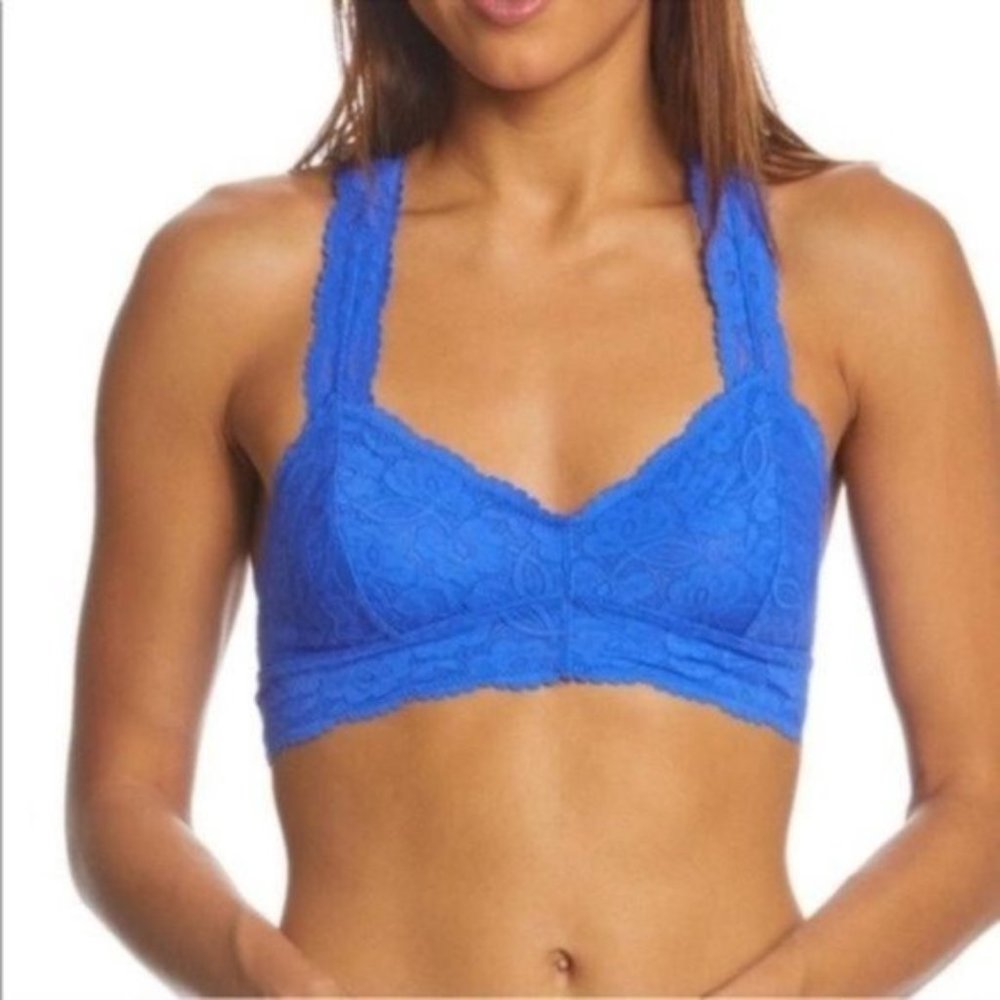 NEW Free People Galloon Lace Racerback Bralette XS